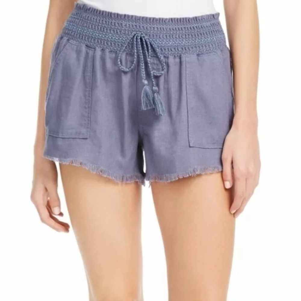 REWASH Gray Length Tie Casual Shorts​